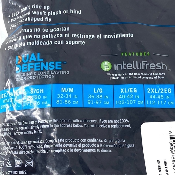 Fruit of the Loom Men's 3-Pack Boxer Briefs 2XL - Picture 5 of 6